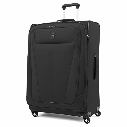 Travelpro Maxlite 5 | 4-PC Set | Int'l Carry-On, 25" & 29" Exp. Spinners with Travel Pillow (Black)