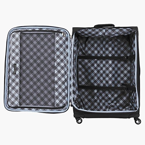 Travelpro Maxlite 5 | 4-PC Set | Int'l Carry-On, 25" & 29" Exp. Spinners with Travel Pillow (Black)