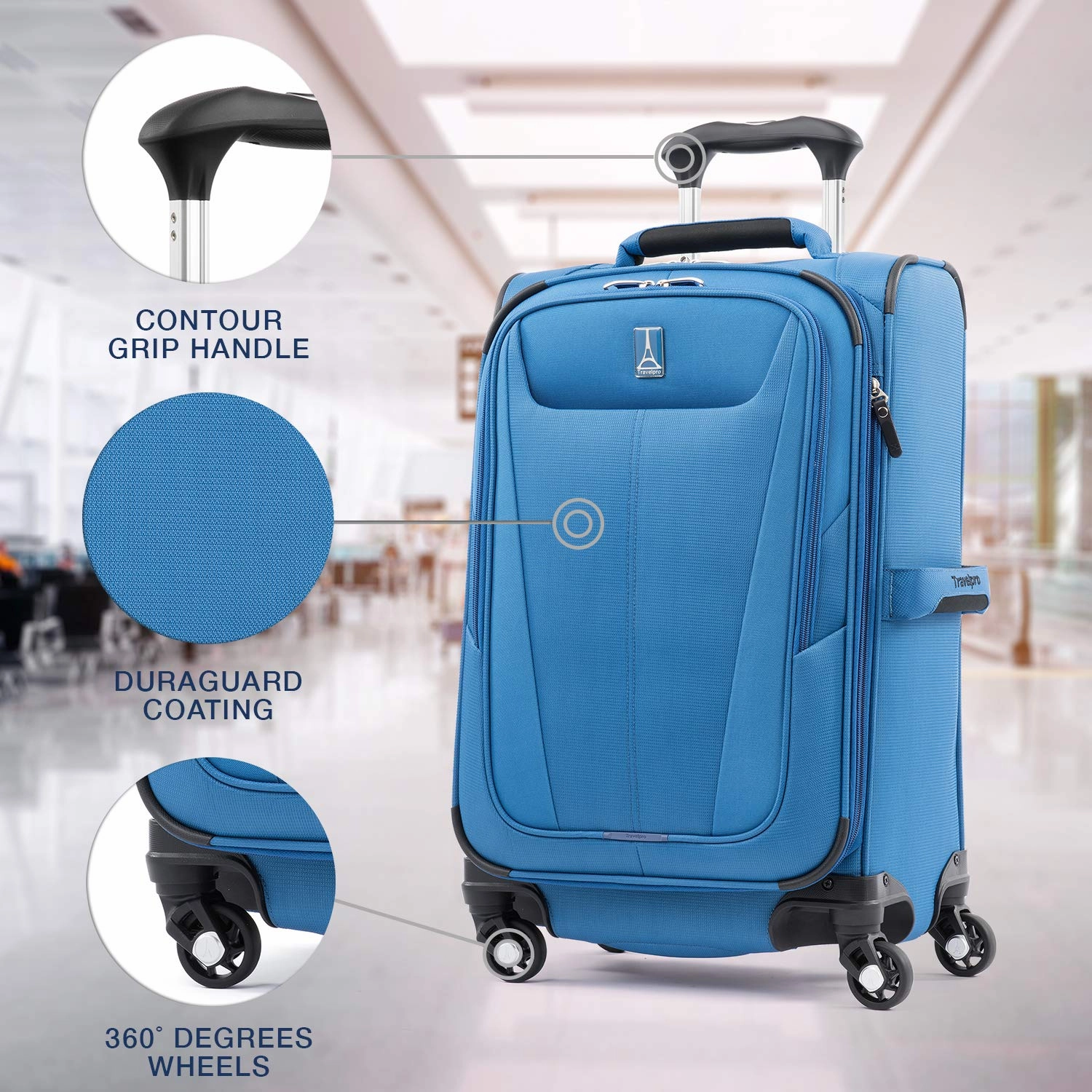 Travelpro Maxlite 5 Carry-On 19-Inch 4-Wheel Softside Luggage