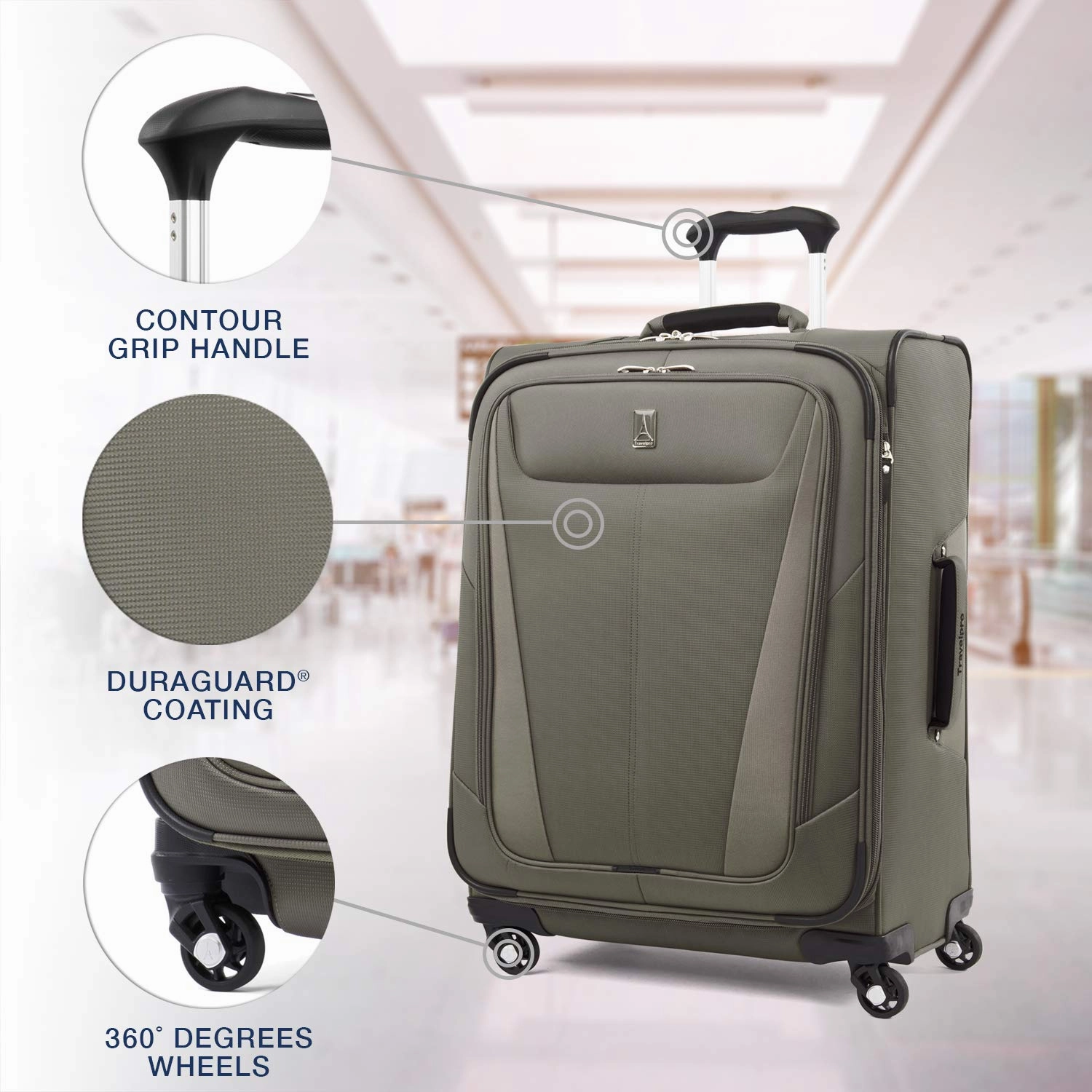 Travelpro Maxlite 5 Carry-On 19-Inch 4-Wheel Softside Luggage