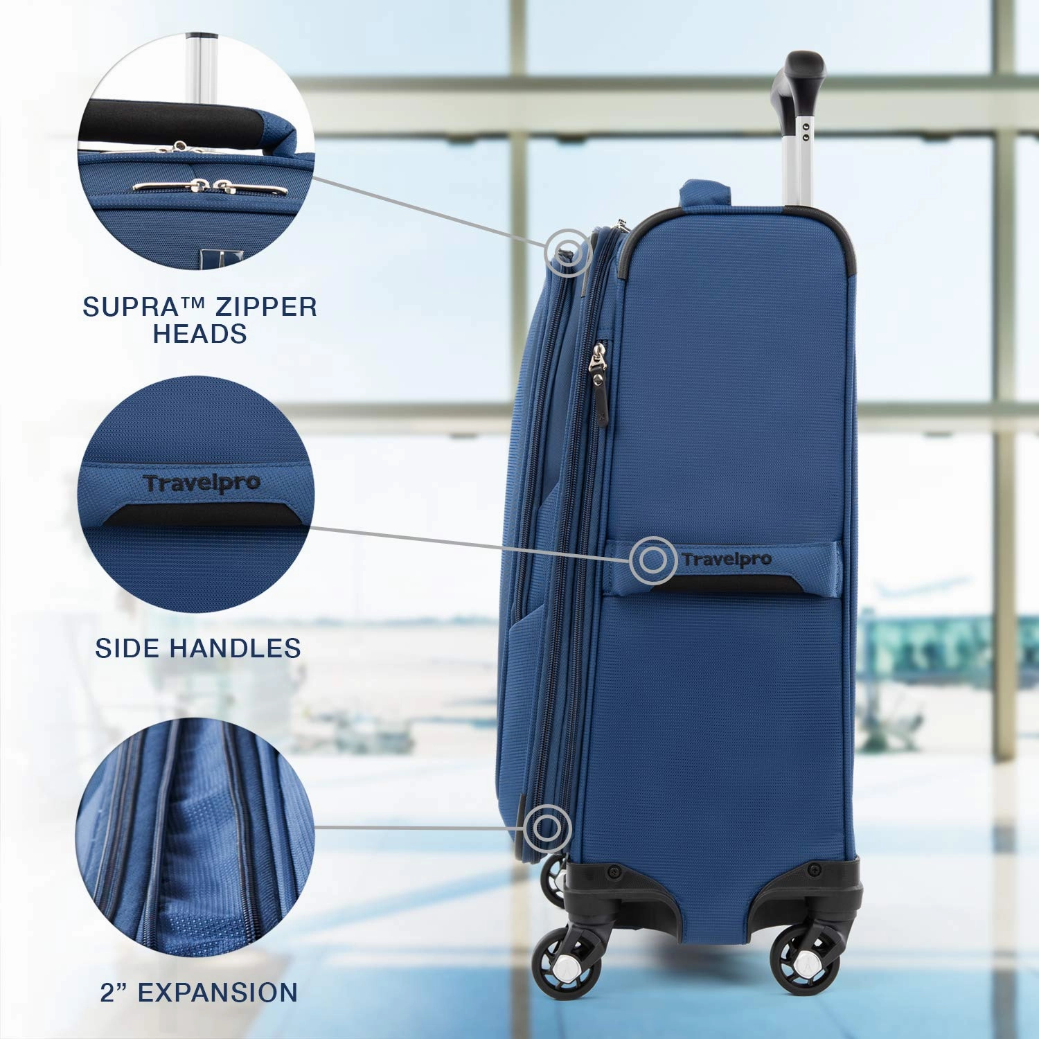 Travelpro Maxlite 5 Carry-On 21-Inch 4-Wheel Softside Luggage