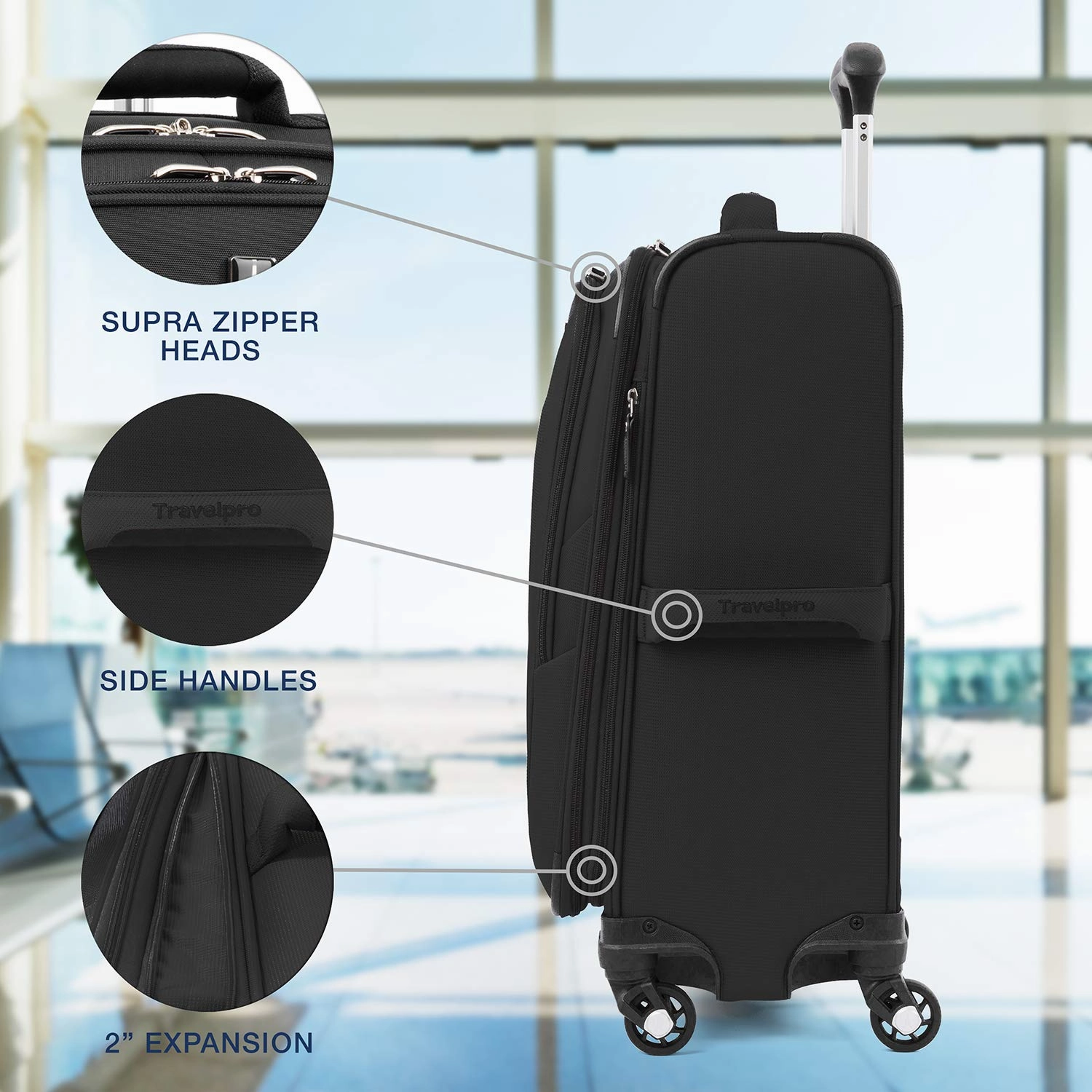 Travelpro Maxlite 5 Carry-On 21-Inch 4-Wheel Softside Luggage
