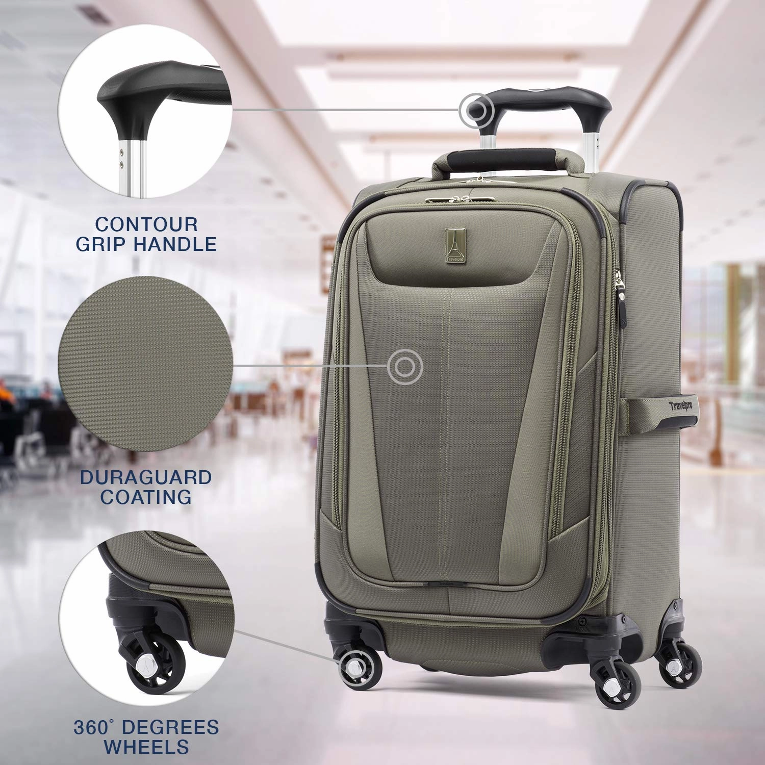 Travelpro Maxlite 5 Carry-On 21-Inch 4-Wheel Softside Luggage