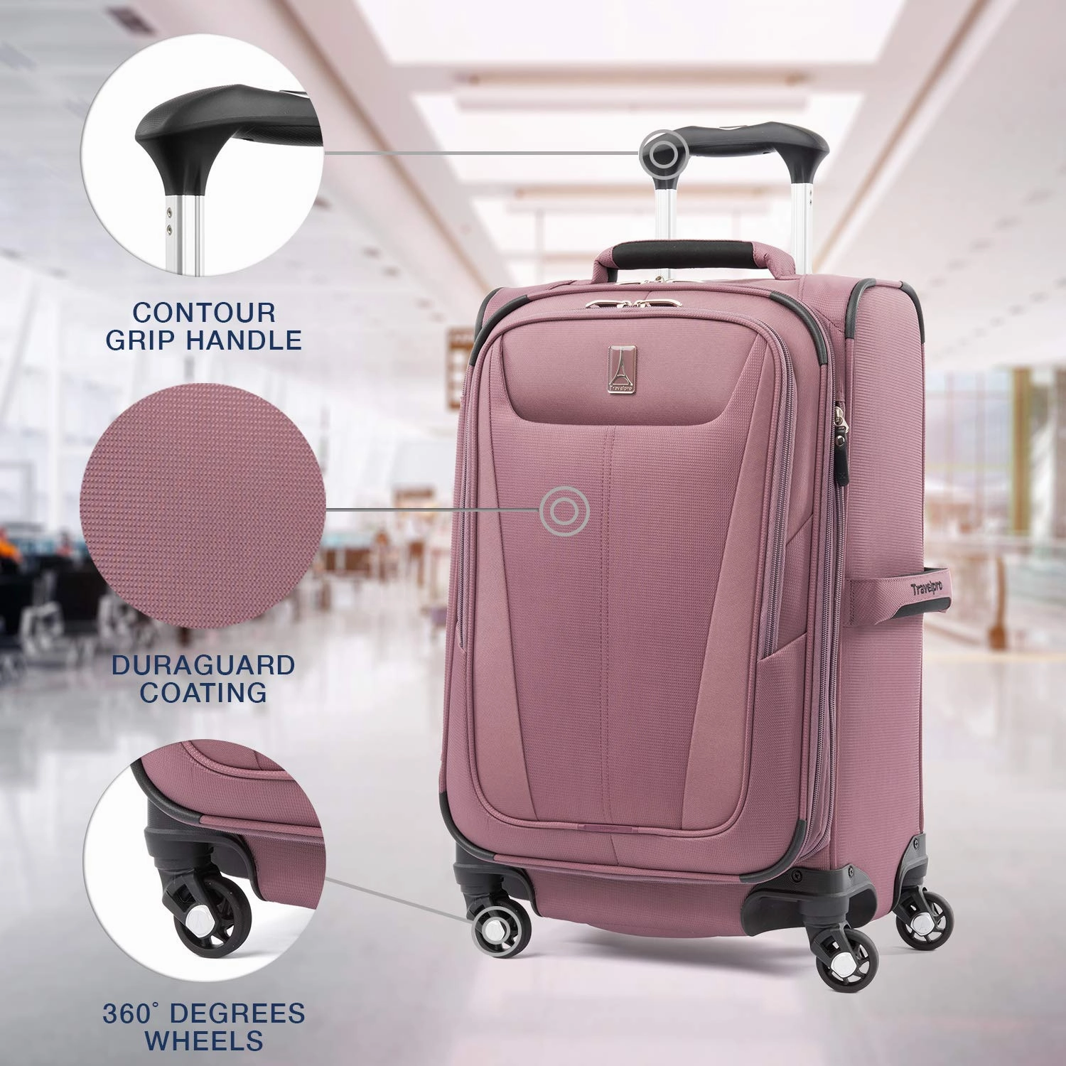 Travelpro Maxlite 5 Carry-On 21-Inch 4-Wheel Softside Luggage
