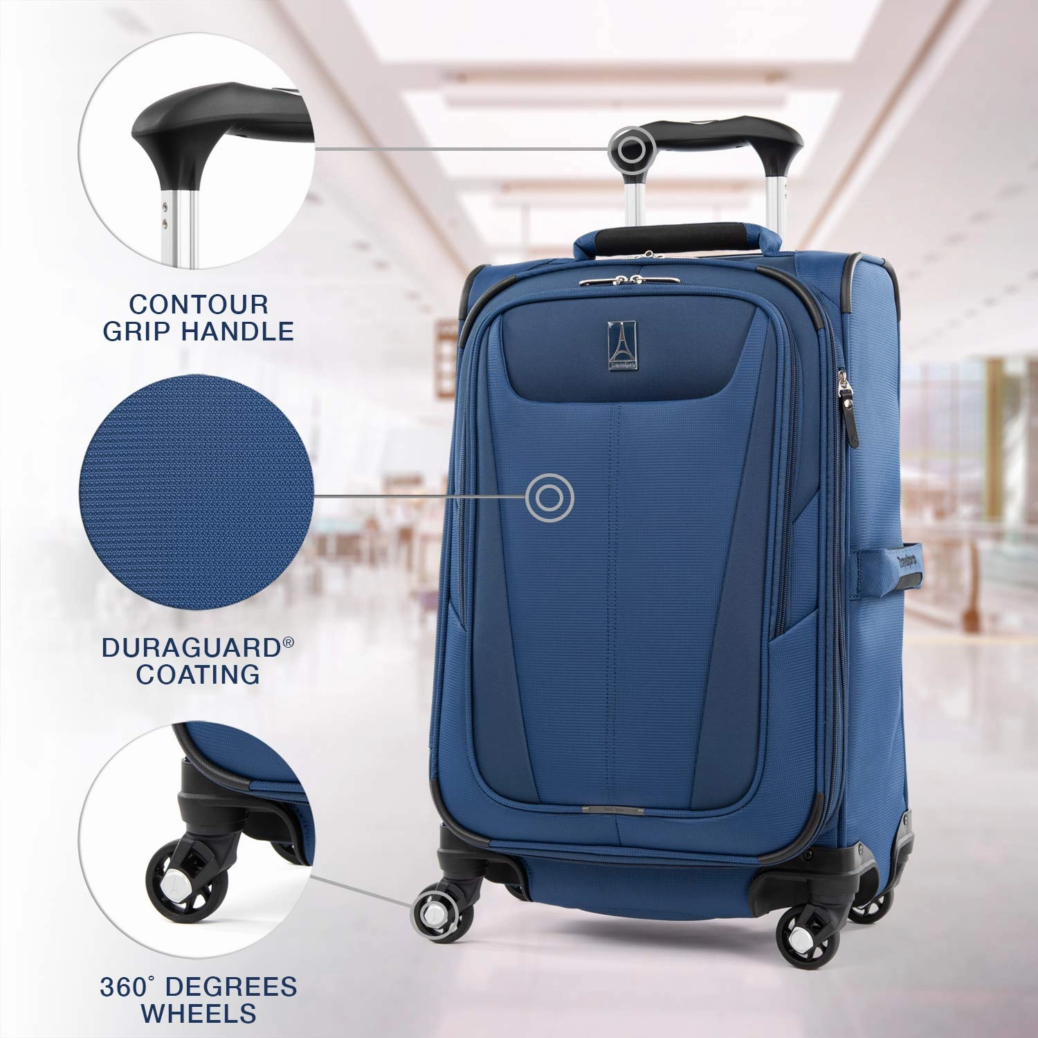 Travelpro Maxlite 5 Carry-On 21-Inch 4-Wheel Softside Luggage