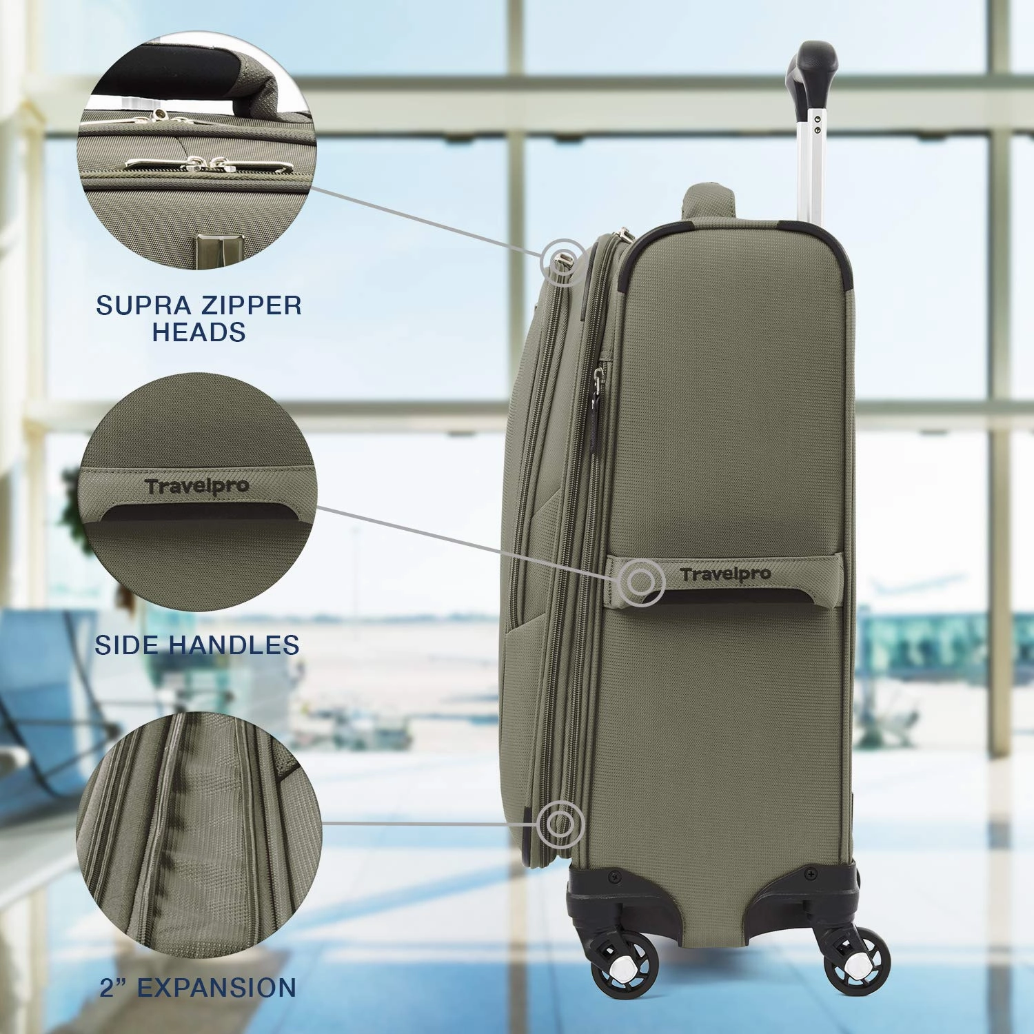 Travelpro Maxlite 5 Carry-On 21-Inch 4-Wheel Softside Luggage