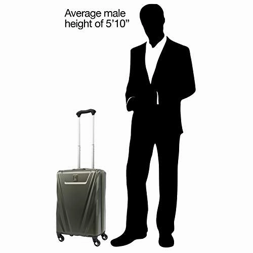 Travelpro Maxlite 5 Carry-On Spinner Hardside Luggage, Slate Green