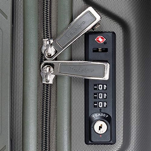 Travelpro Maxlite 5 Carry-On Spinner Hardside Luggage, Slate Green
