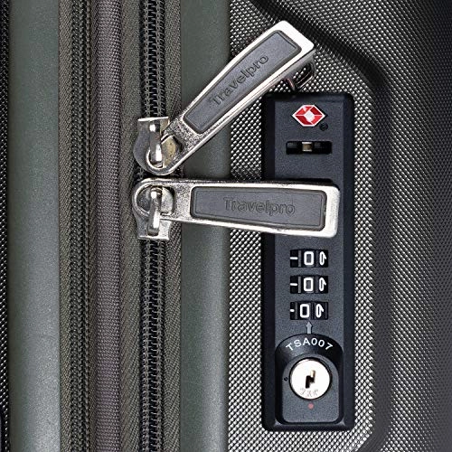 Travelpro Maxlite 5 Expandable Carry-On Spinner Hardside Luggage, Slate Green