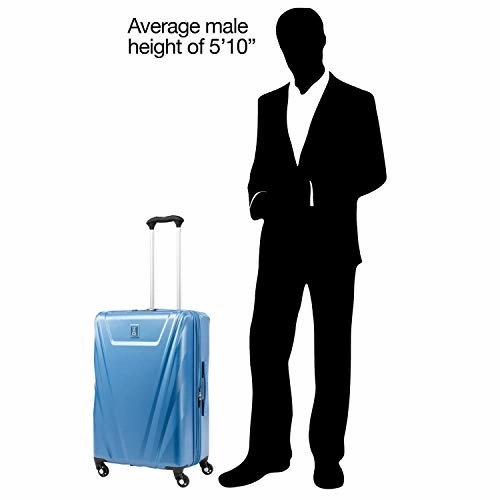Travelpro Maxlite 5 Hardside 3-PC Set: Carry-On and 25-Inch Spinner with Travel Pillow (Azure Blue)