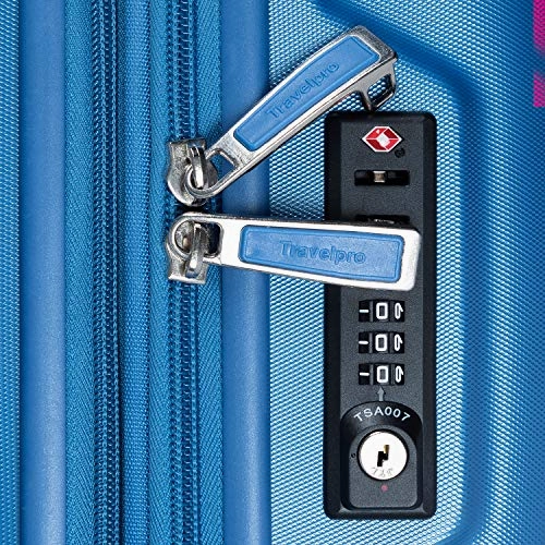 Travelpro Maxlite 5 Hardside 3-PC Set: Carry-On and 25-Inch Spinner with Travel Pillow (Azure Blue)