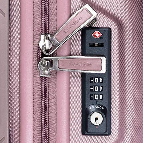 Travelpro Maxlite 5 Hardside 4-PC Set: Carry-On, 25-Inch and 29-Inch Spinner with Travel Pillow (Dusty Rose)