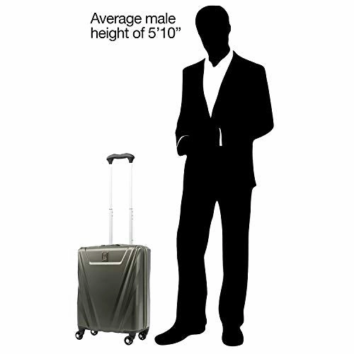 Travelpro Maxlite 5 International Carry-On Spinner Hardside Luggage, Slate Green