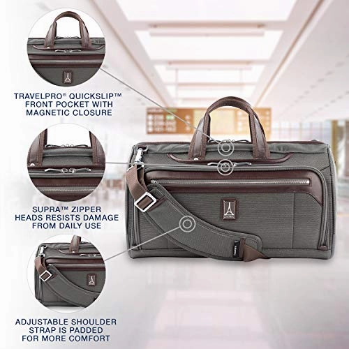 Travelpro Plaitnum Elite-Regional Underseat Duffel Bag, Vintage Grey, One Size