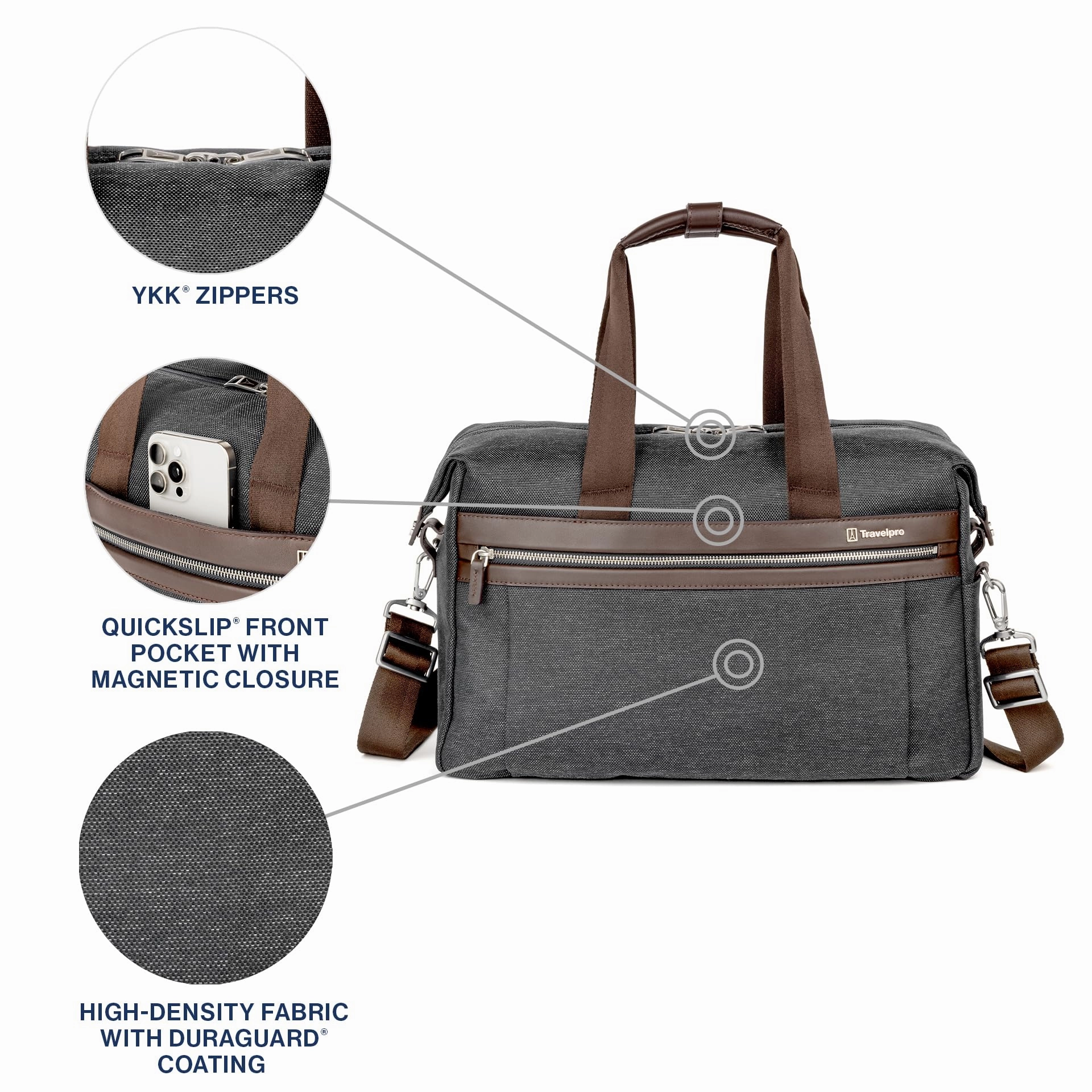 Travelpro Platinum Elite Carry on Soft Travel Underseat Tote Bag