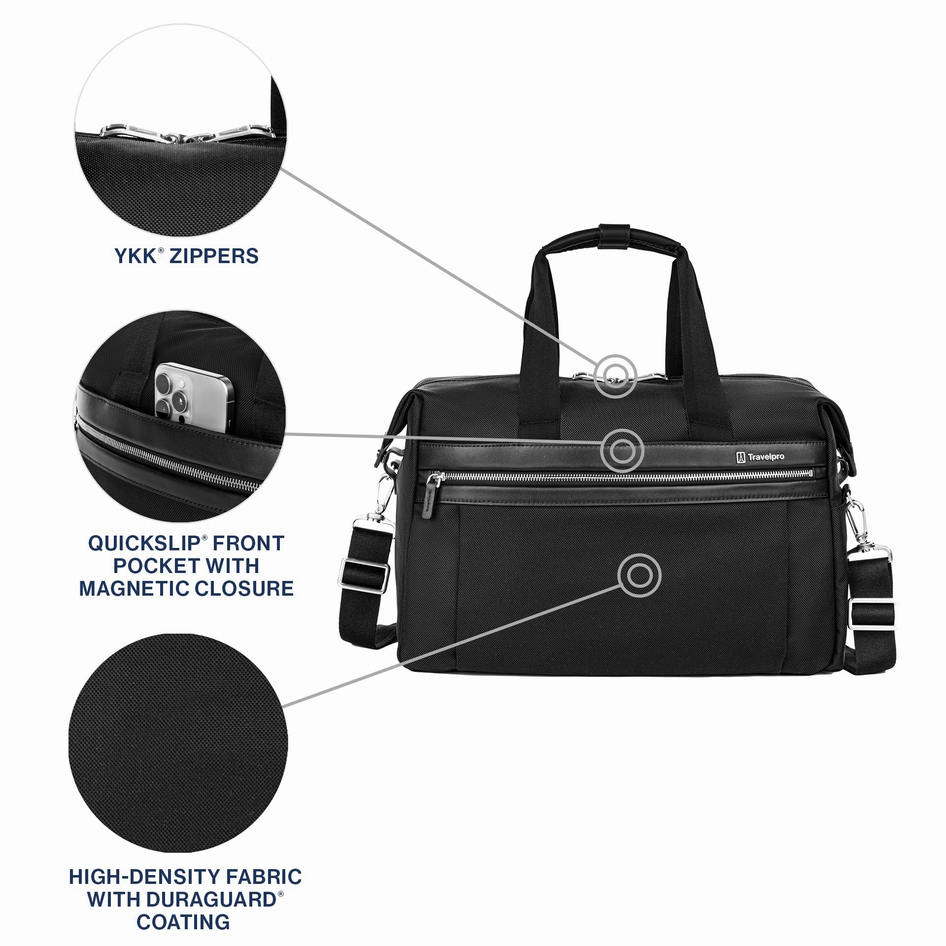Travelpro Platinum Elite Carry on Soft Travel Underseat Tote Bag