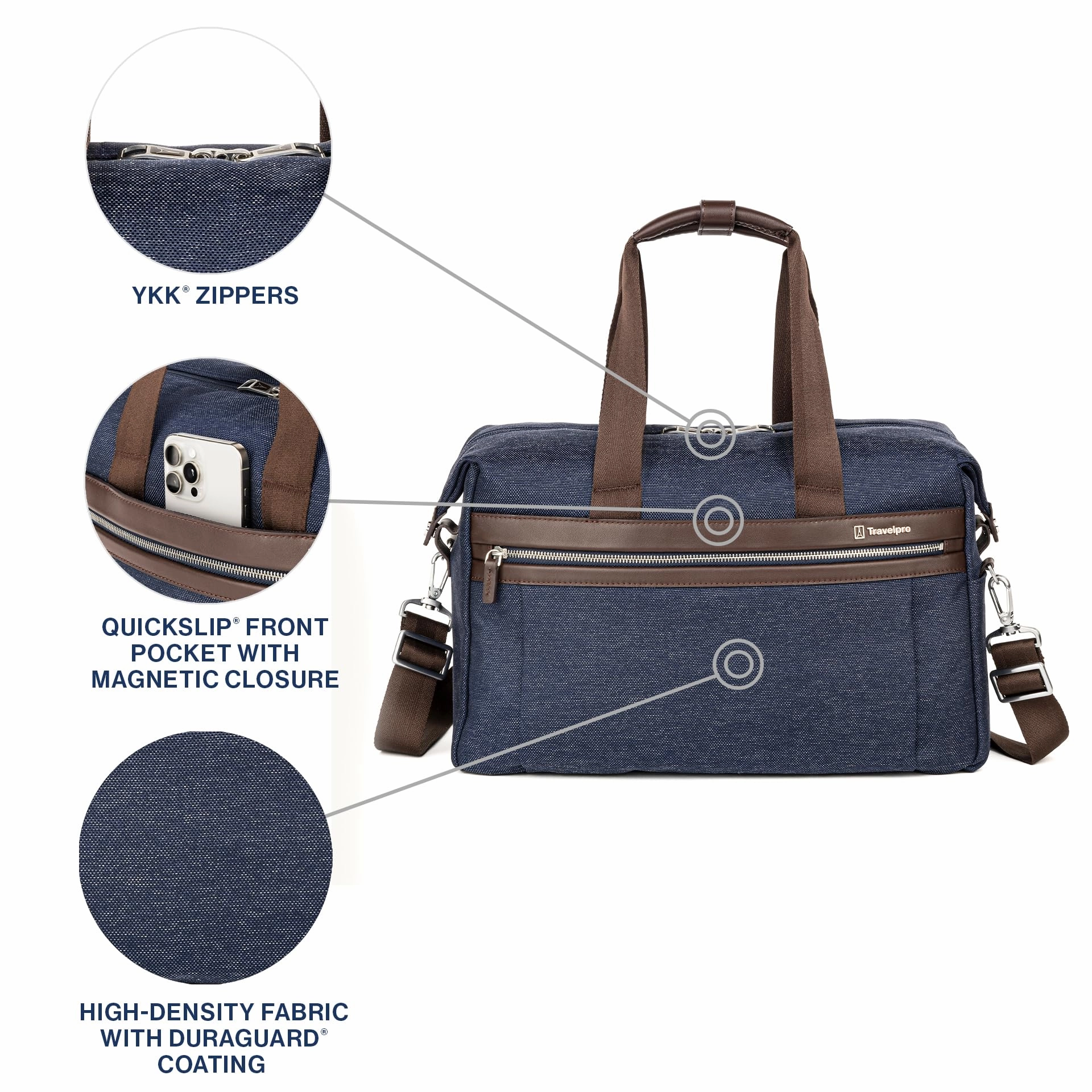 Travelpro Platinum Elite Carry on Soft Travel Underseat Tote Bag