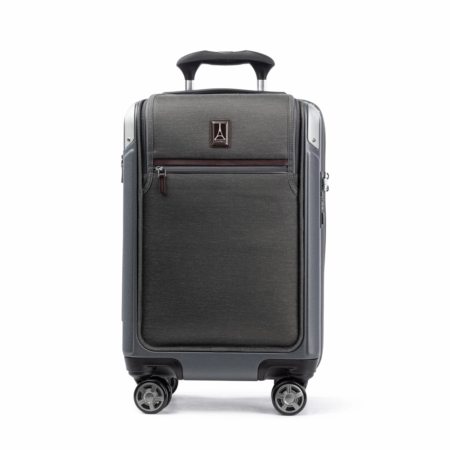 Travelpro Platinum Elite Hardside Expandable Spinner Wheel-Luggage TSA Lock Hard Shell Polycarbonate Suitcase, Compact Carry on Laptop Pocket 20-Inch
