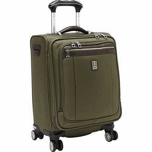 Travelpro PlatinumMagna2 International Carry-On Expandable Spinner Carry-On Suitcase, 20-in., Olive
