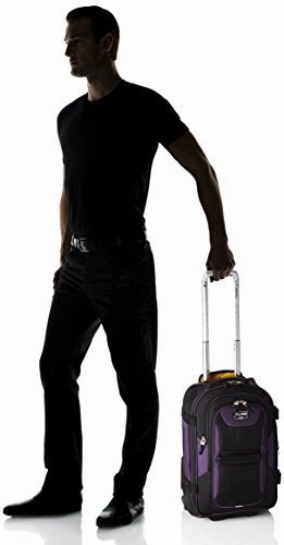 Travelpro Tpro Bold 2.0 22 Inch Expandable Rollaboard, Black/Purple, One Size