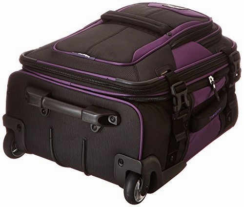 Travelpro Tpro Bold 2.0 22 Inch Expandable Rollaboard, Black/Purple, One Size