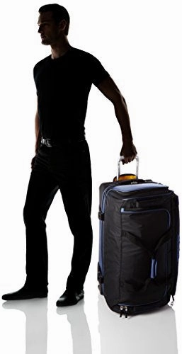 Travelpro Tpro Bold 2.0 30 Inch Drop Bottom Rolling Duffel, Black/Navy, One Size