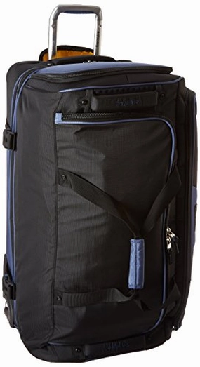 Travelpro Tpro Bold 2.0 30 Inch Drop Bottom Rolling Duffel, Black/Navy, One Size