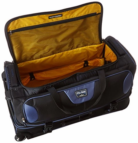 Travelpro Tpro Bold 2.0 30 Inch Drop Bottom Rolling Duffel, Black/Navy, One Size