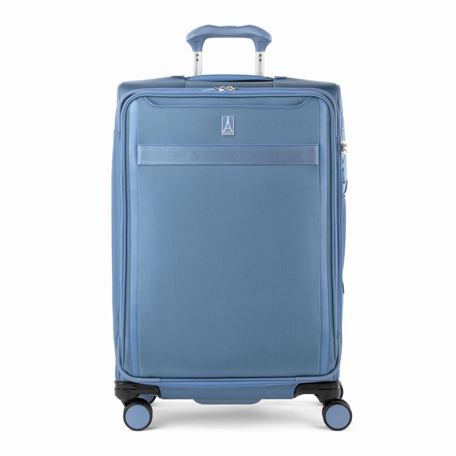 Travelpro Versapack   Lightweight Softside Expandable 25-Inch Medium Checked Spinner Suitcase