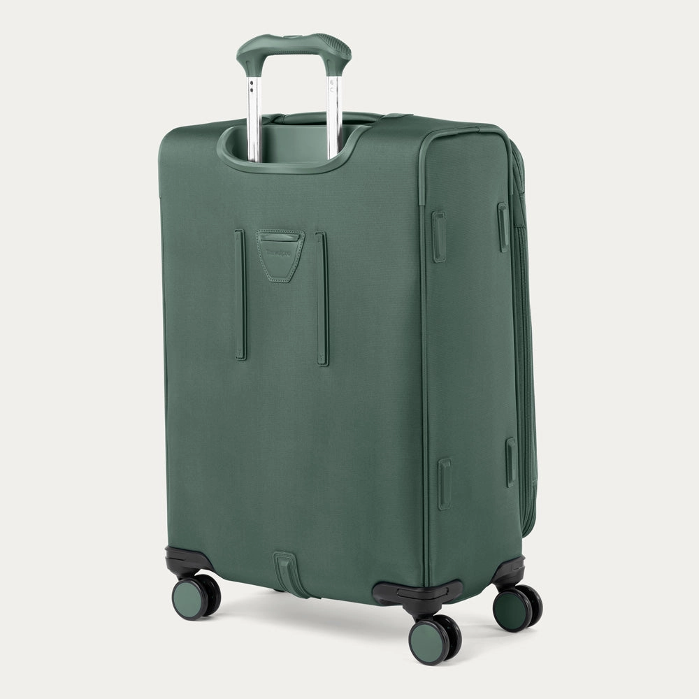 Travelpro Versapack   Lightweight Softside Expandable 25-Inch Medium Checked Spinner Suitcase