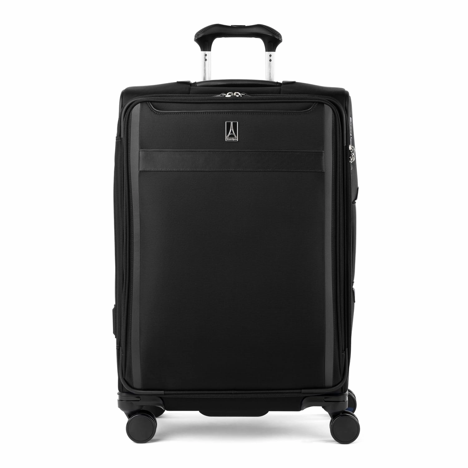 Travelpro Versapack   Lightweight Softside Expandable 25-Inch Medium Checked Spinner Suitcase