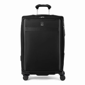 Travelpro Versapack   Lightweight Softside Expandable 25-Inch Medium Checked Spinner Suitcase