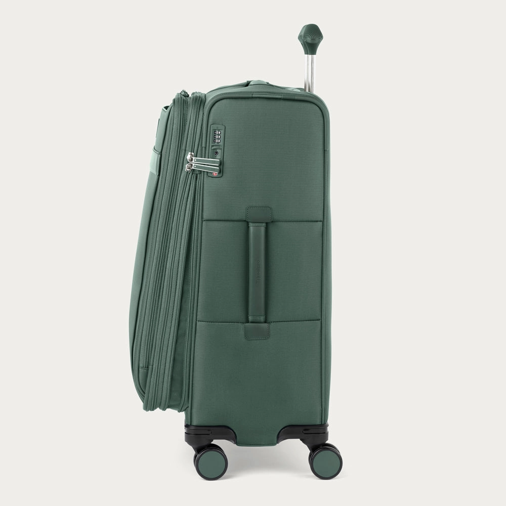 Travelpro Versapack   Lightweight Softside Expandable 25-Inch Medium Checked Spinner Suitcase