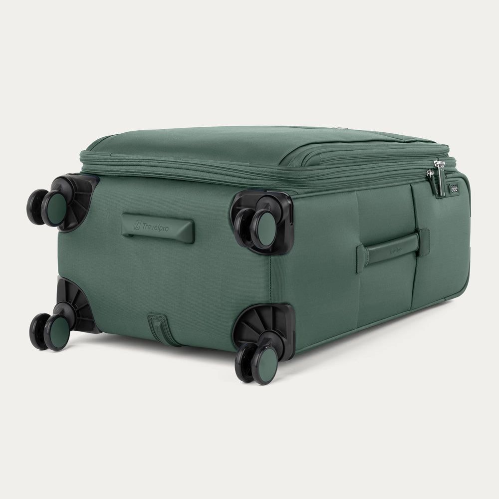 Travelpro Versapack   Lightweight Softside Expandable 25-Inch Medium Checked Spinner Suitcase
