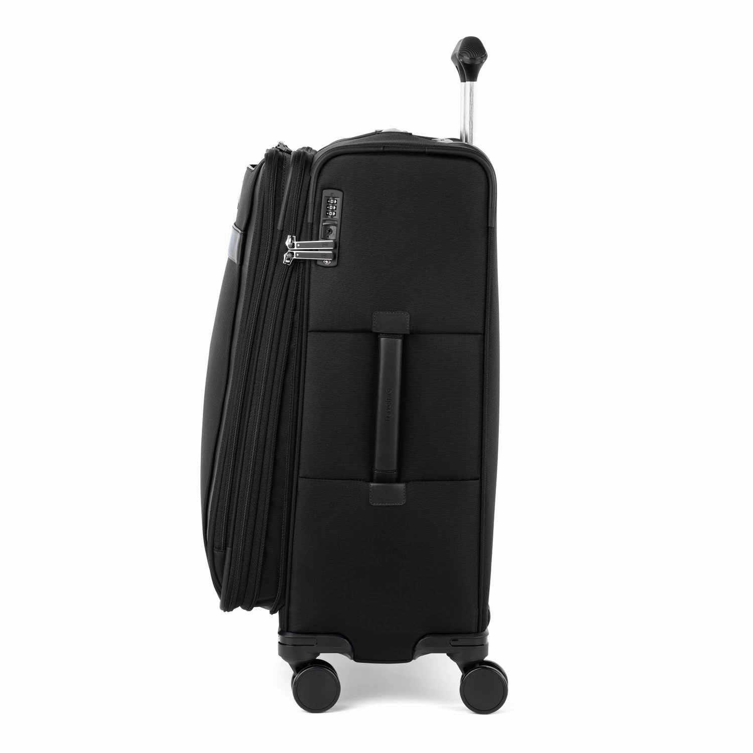 Travelpro Versapack   Lightweight Softside Expandable 25-Inch Medium Checked Spinner Suitcase