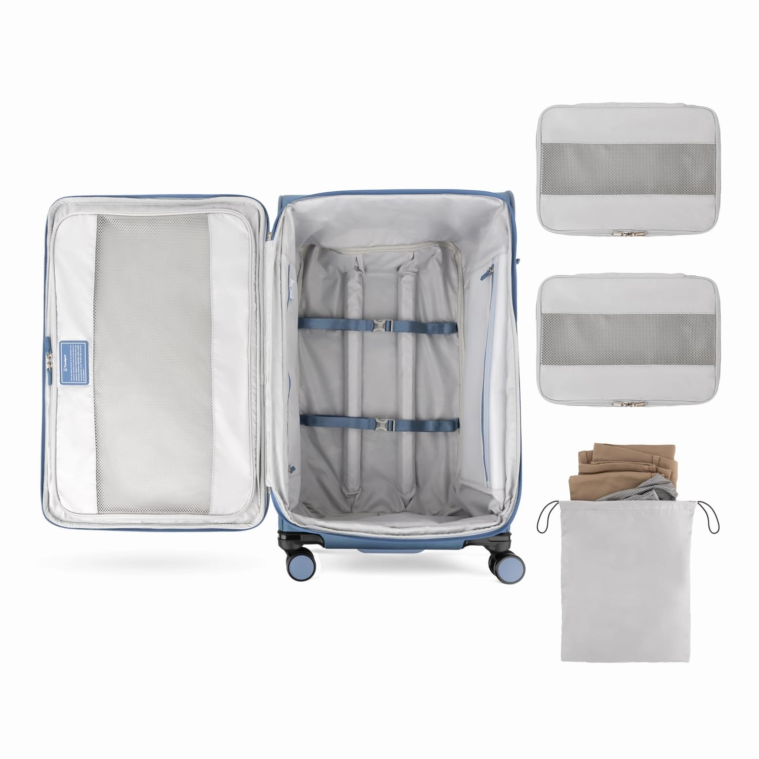 Travelpro Versapack   Lightweight Softside Expandable 29-Inch Large Checked Spinner Suitcase