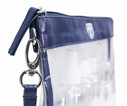 TSA Approved Clear Toiletry Bag with 7 Bottles (max.3.38oz) | Liquid Travel Set | Transparent