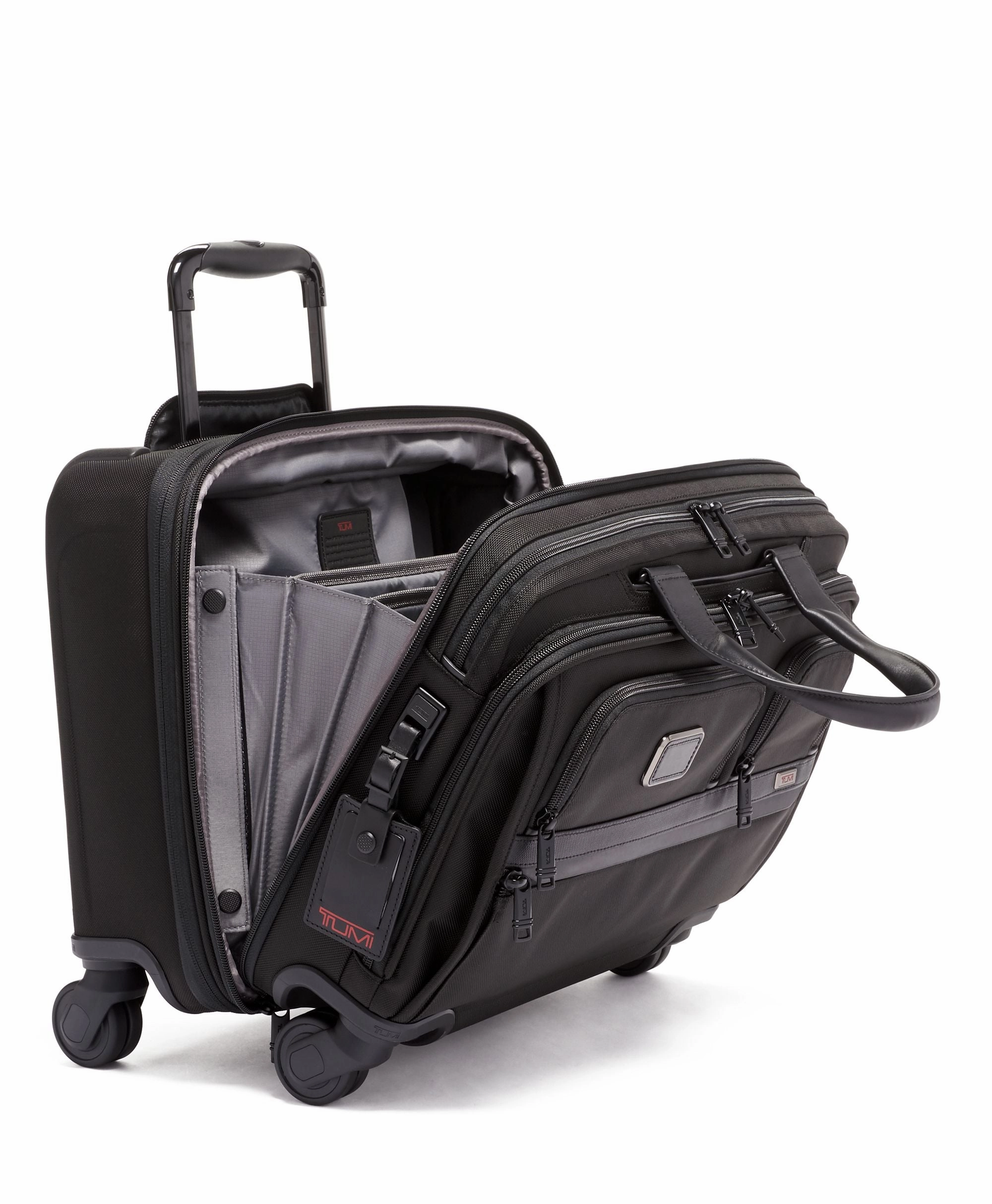 Tumi Alpha Deluxe 4 Wheeled Laptop Case Brief