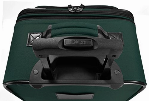 U.S. Traveler Hillstar Carry-On Expandable Rolling Luggage Set, Forest