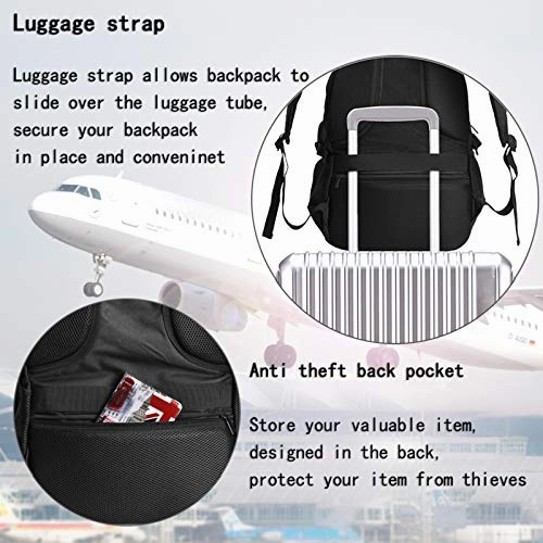 Uncle Sam'S Misguided Children Usb Charging Port,Travel Backpack Laptop Backpack For Women Men, College School Backpack Bookbag Carry On Bag For Office/Teacher/Work