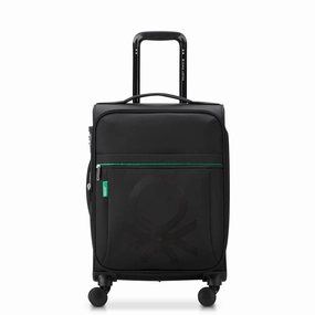 United Colors of Benetton Color Block Softside Expandable Luggage with Spinner Wheels ( Carry-On 19 Inch)