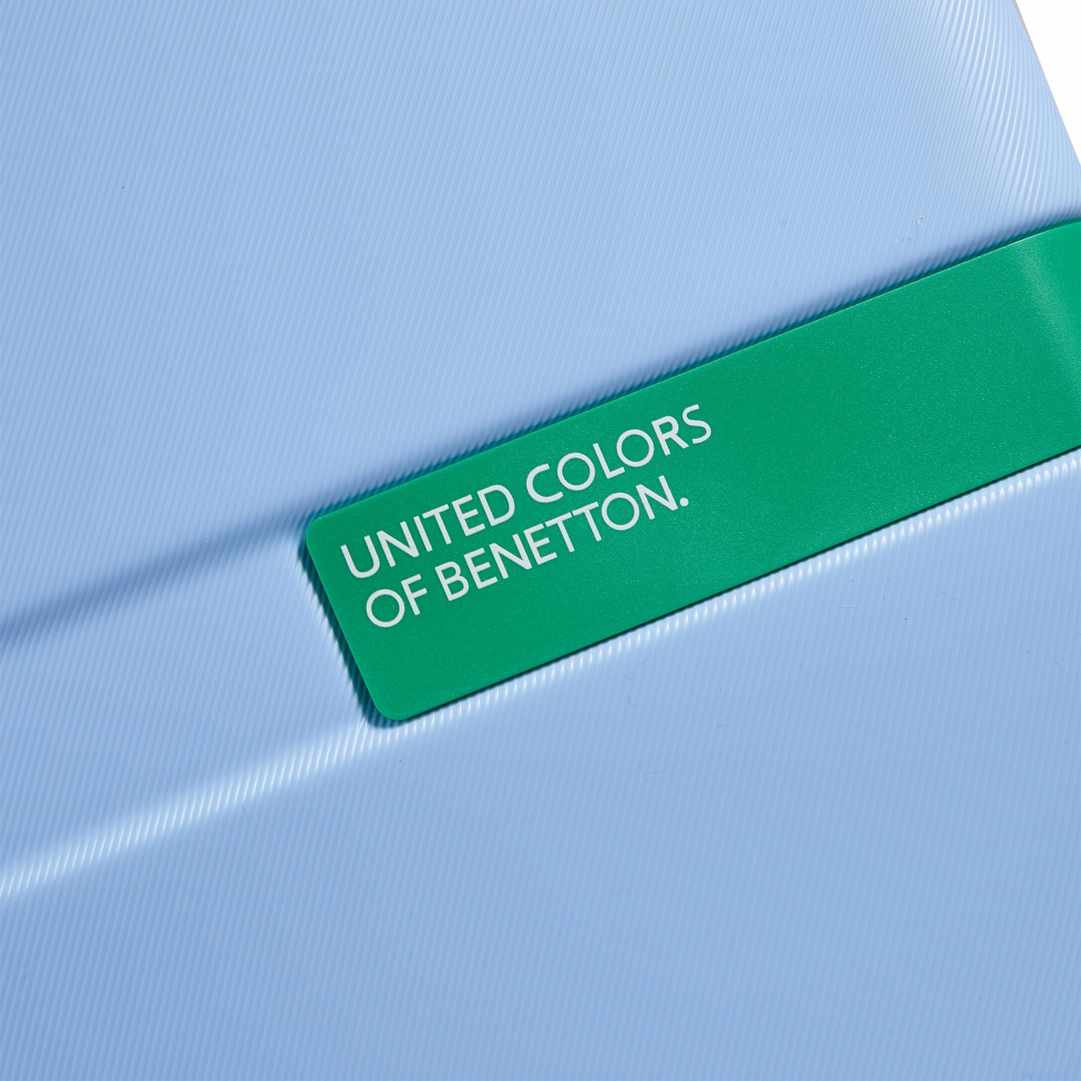 United Colors of Benetton Now Hardside Luggage with Spinner Wheels (3 Piece Set 19/23/27 Inch)