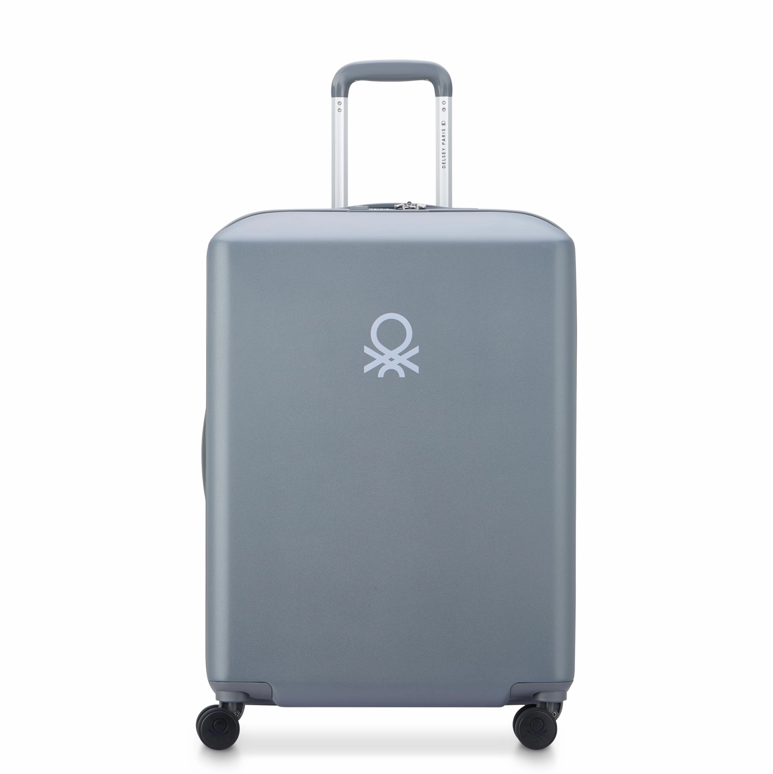 United Colors of Benetton UCB Hardside Luggage with Spinner Wheels (Checked-Medium 23 Inch)