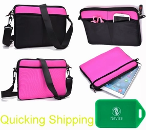 Universal Messenger/Sleeve Bag With Accessories Pocket And Shoulder Strap Fits- Acer C720P