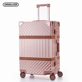 Uniwalker Abs Pc Hardside Luggage Unisex 20 24  26  29 Vintage Travel Suitcase Spinner Wheels Tsa