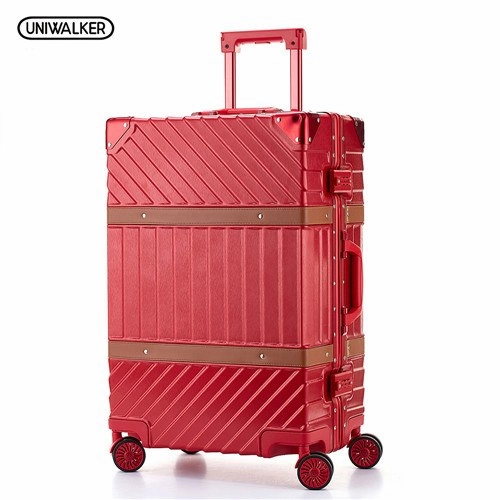 Uniwalker Abs Pc Hardside Luggage Unisex 20 24  26  29 Vintage Travel Suitcase Spinner Wheels Tsa