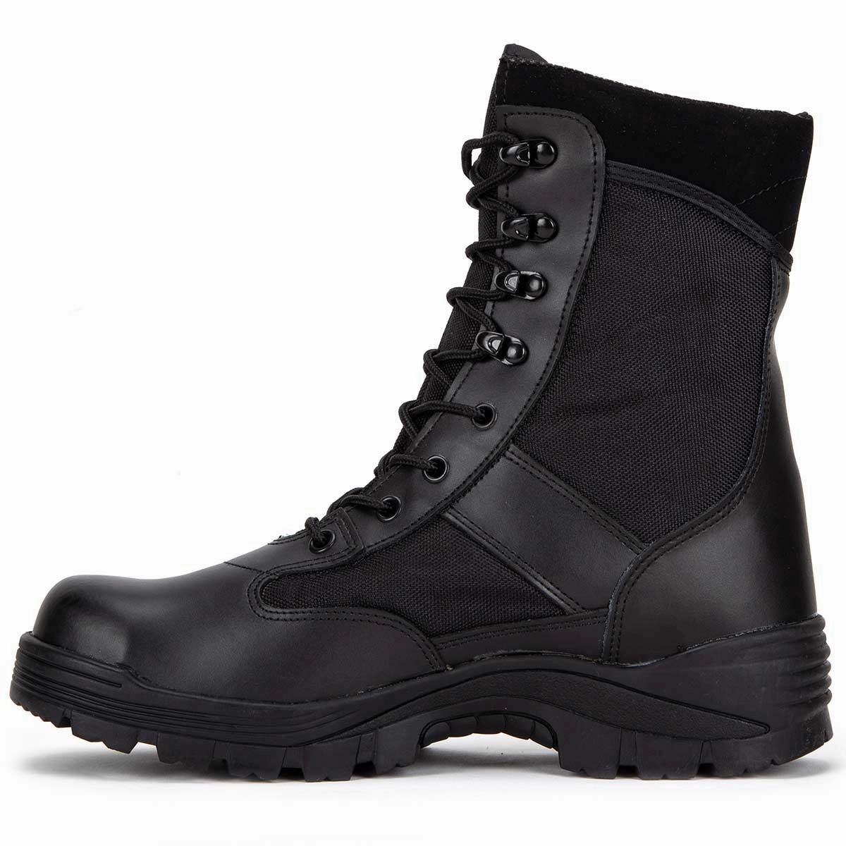 Purchase fashion style Mil-Tec Black Security Steel Toe Cap Boots , hot sale with free shipping, more discount for you.