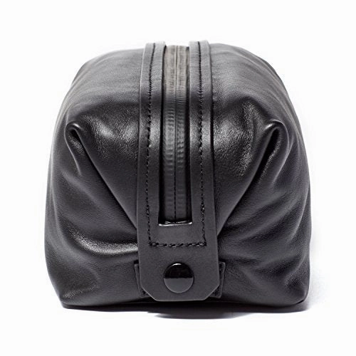 Uri Minkoff Soft Napa Leather Simple Toiletries Kit, Black