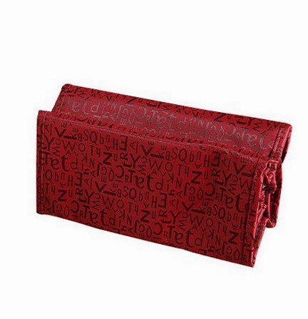 Utrax Travel Cosmetic Bag Roll Up Makeup Toiletry Bags Organizer With Four Compartments Red