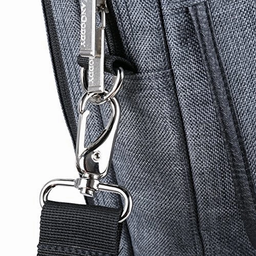 Vangoddy Chrono Grey Universal Tote Messenger Bag For Acer Aspire R / Aspire One / Chromebook 13.3"